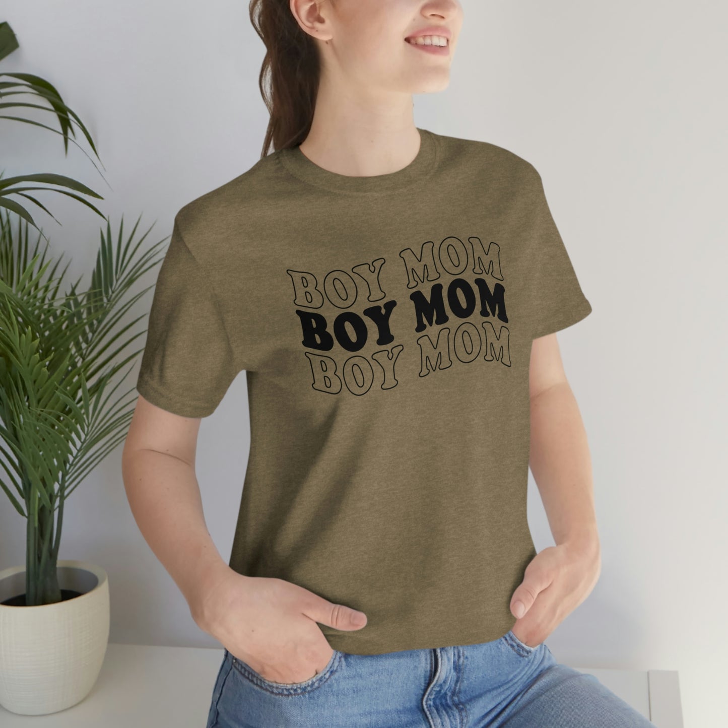 Boy Mom Womens Tshirt