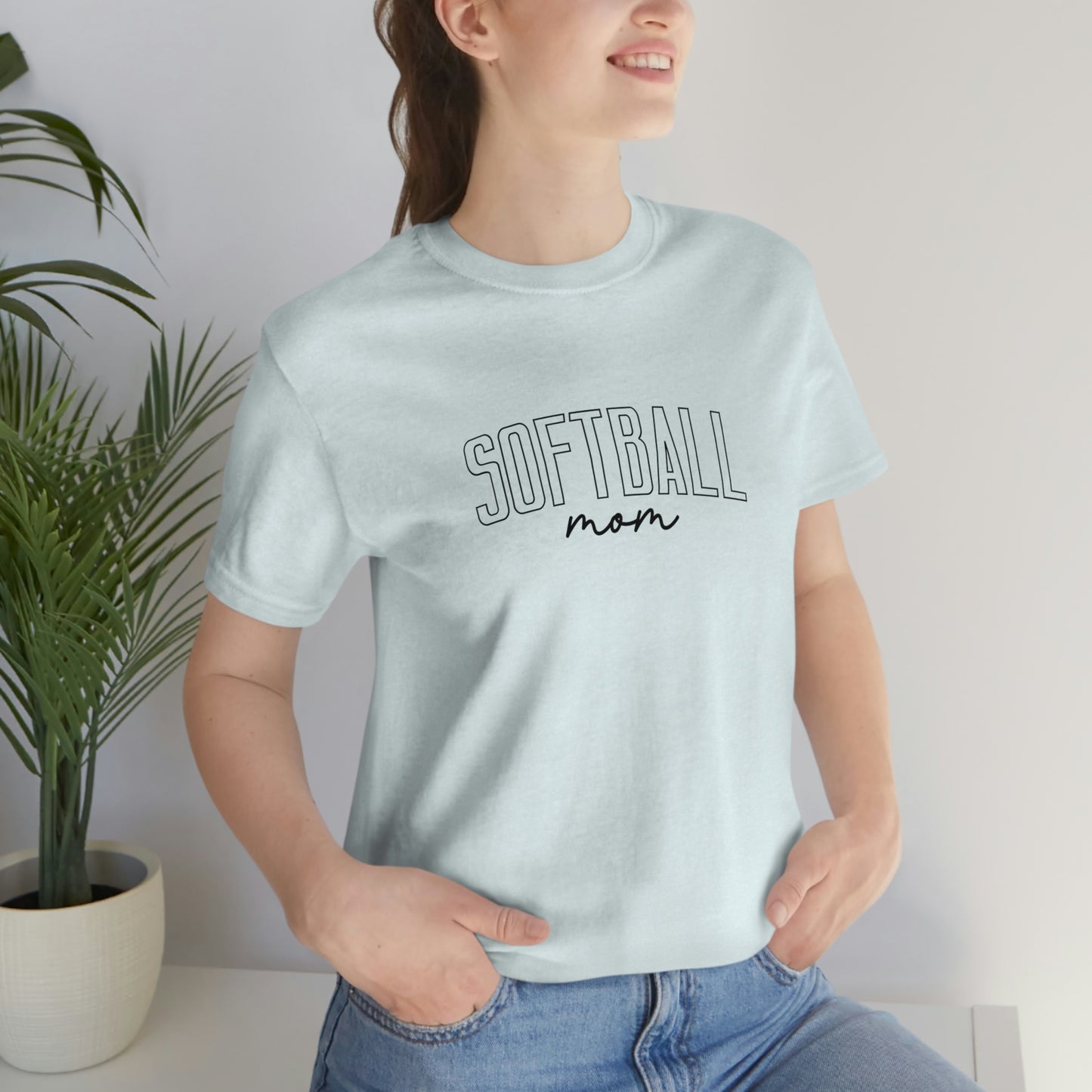 Softball Mom Womens Tshirt