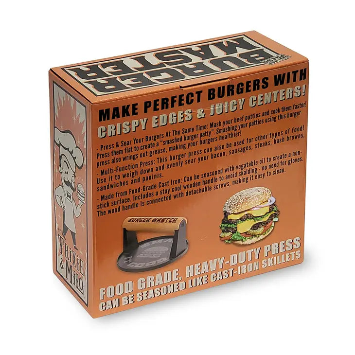Burger Master Cast Iron