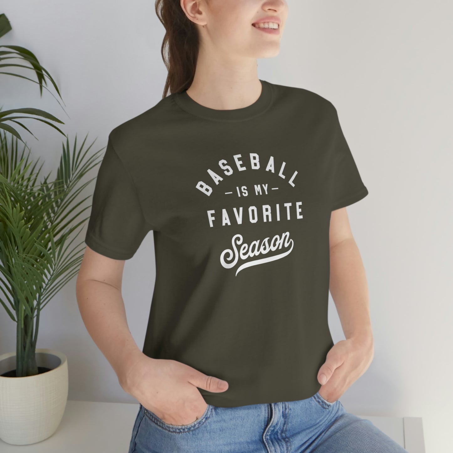 Baseball is my favoirte Season Womens Tshirt