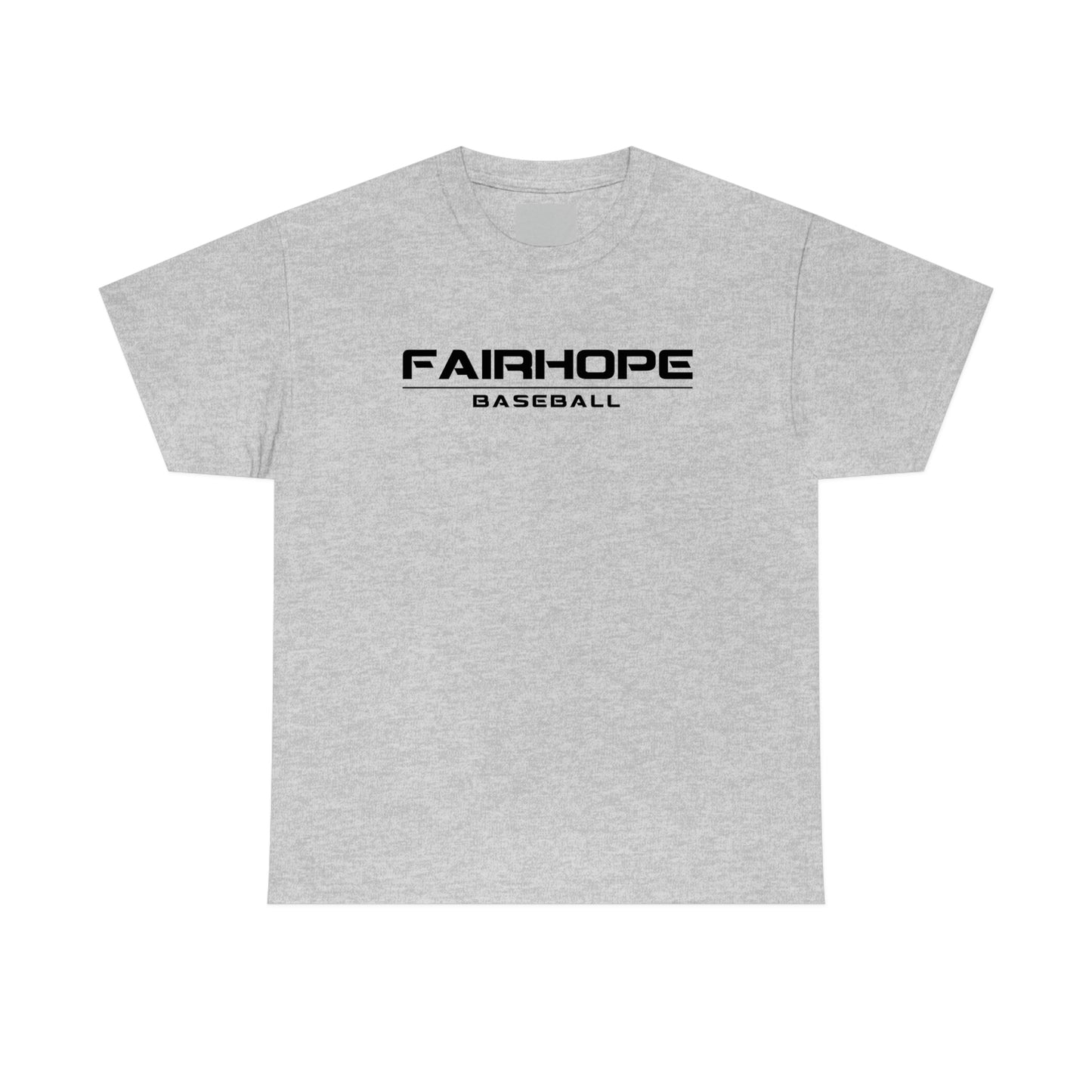 Mens Fairhope Baseball Tee Black Text