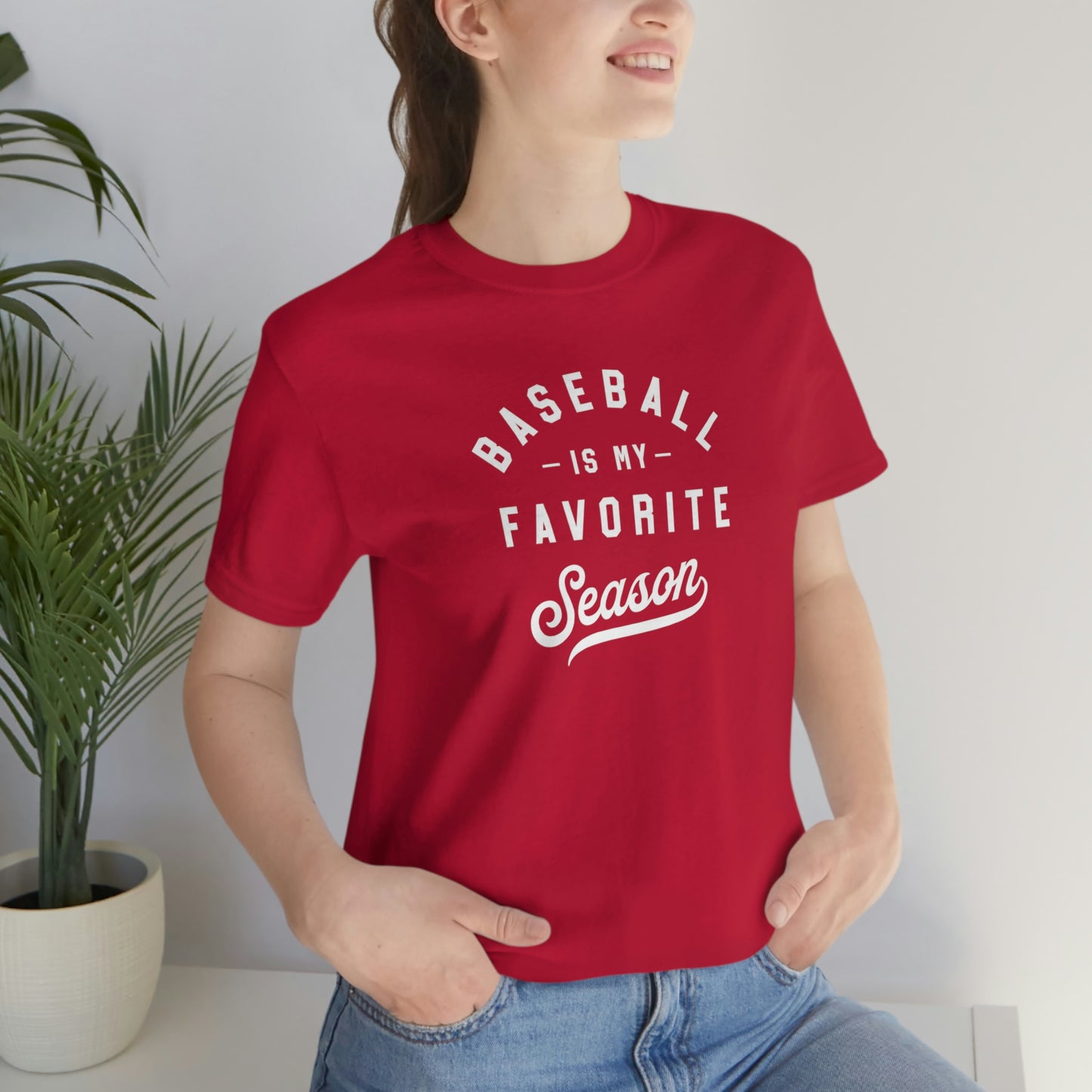 Baseball is my favoirte Season Womens Tshirt