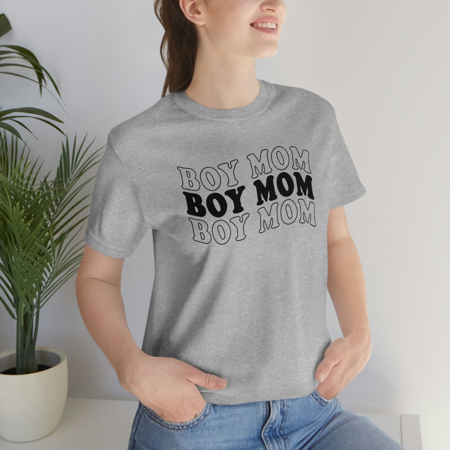 Boy Mom Womens Tshirt